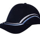 Headwear-Headwear Brushed Heavy Cotton with Curved Embroidery on Crown and Peak-Navy/White/Sky / Free Size-Uniform Wholesalers - 9