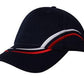 Headwear-Headwear Brushed Heavy Cotton with Curved Embroidery on Crown and Peak-Navy/White/Red / Free Size-Uniform Wholesalers - 8