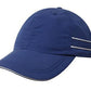 Headwear-Headwear Microfibre Sports Cap with Piping and Sandwich Cap-Royal/White / Free Size-Uniform Wholesalers - 5