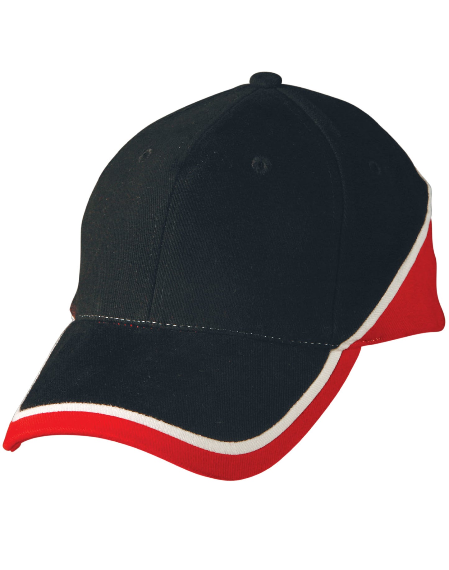 Winning Spirit Tri Contrast Colours Cap (CH38)