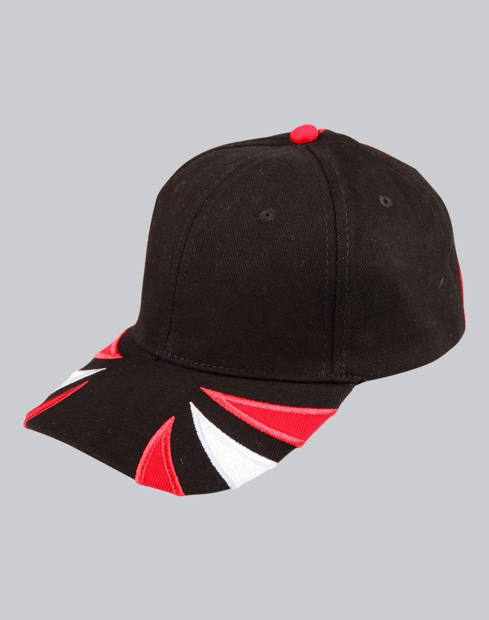 Winning Spirit Tri Contrast Colour Cap (CH80)